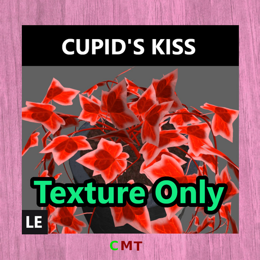 Second Life Marketplace Potted Ivy Plant LE Cupid's Kiss IMAGE PG